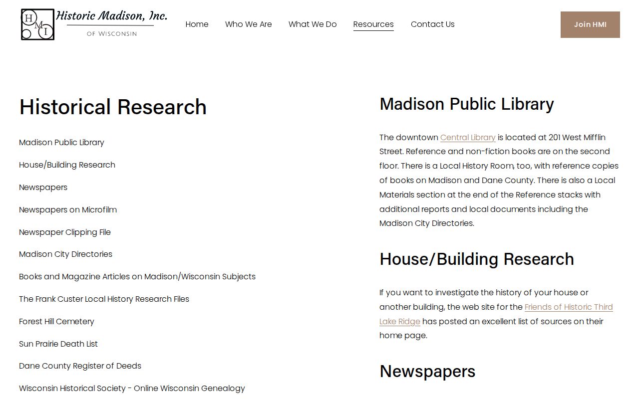 Middleton residents directory historical collection guide